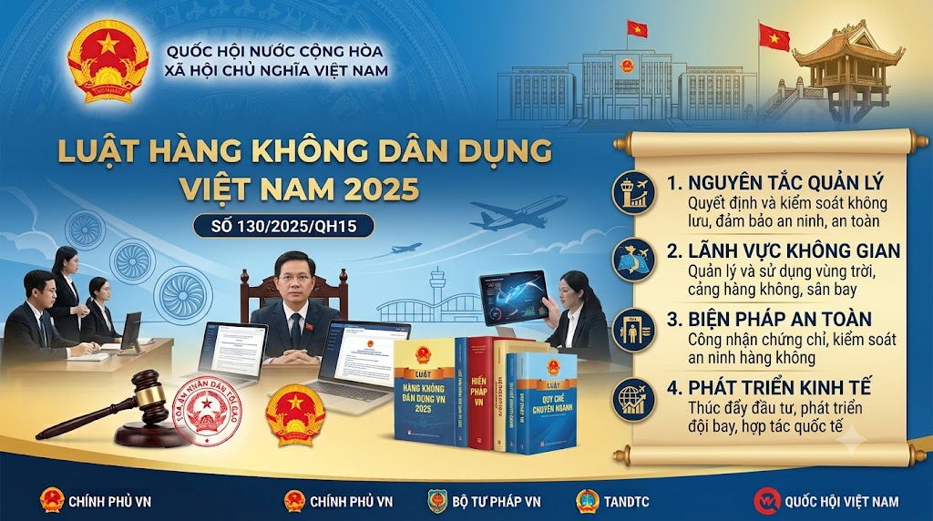Luật Hàng không dân dụng Việt Nam 2025, số 130/2025/QH15